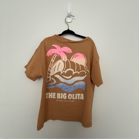 Zara Tan T-Shirt for Kids - Picture 2 of 4
